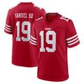 Seanshop SF.49ers #19 Deebo Samuel Sr. Player Red Game Home Stitched Jerseys