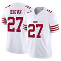 Seanshop SF.49ers #27 Ji'Ayir Brown Player White Limited Vapor F.U.S.E. Home Game Stitched Jerseys