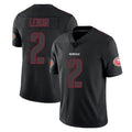 Seanshop SF.49ers #2 Deommodore Lenoir Player Black Impact Limited Home Game Stitched Jerseys
