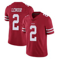 Seanshop SF.49ers #2 Deommodore Lenoir Player Red Limited Vapor Untouchable Home Game Stitched Jerseys