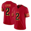 Seanshop SF.49ers #2 Deommodore Lenoir Player Red Rivalries Vapor Limited Home Game Stitched Jerseys