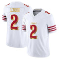 Seanshop SF.49ers #2 Deommodore Lenoir Player White 2025 Rivalries Collection Game Limited Stitched Jerseys