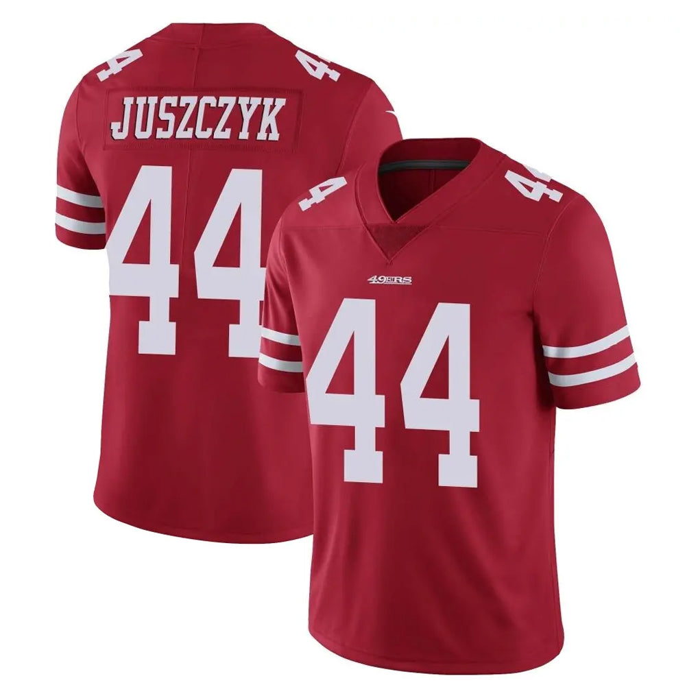 Seanshop SF.49ers #44 Kyle Juszczyk Player Red Limited Vapor Untouchable Home Game Stitched Jerseys