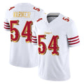 Seanshop SF.49ers #54 Fred Warner Player White 2025 Rivalries Collection Game Limited Stitched Jerseys