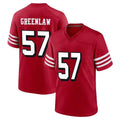 Seanshop SF.49ers #57 Dre Greenlaw Player Red Limited Alternate Home Game Stitched Jerseys