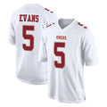 Seanshop SF.49ers #5 Mike Evans Player White Fashion Home Game Stitched Jerseys