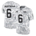 Seanshop SF.49ers #6 Malik Mustapha Player Arctic Camo Limited Salute To Service Home Game Stitched Jerseys