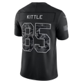 Seanshop  SF.49ers #85 George Kittle Black 2026 Salute to Service Stitched Limited Jersey