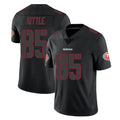 Seanshop SF.49ers #85 George Kittle Player Black Impact Limited Home Game Stitched Jerseys