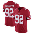 Seanshop SF.49ers #92 Osa Odighizuwa Player Red Limited Vapor Untouchable Home Game Stitched Jerseys