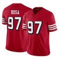 Seanshop SF.49ers #97 Nick Bosa Player Red Limited Alternate Vapor F.U.S.E. Home Game Stitched Jerseys