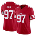 Seanshop SF.49ers #97 Nick Bosa Player Red Limited Vapor F.U.S.E. Home Game Stitched Jerseys