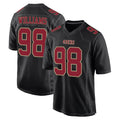 Seanshop SF.49ers #98 Mykel Williams Player Black Fashion Home Game Stitched Jerseys