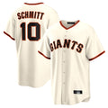 Seanshop SF.Giants #10 Casey Schmitt Player Cream Home Game Stitched Jerseys