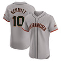 Seanshop SF.Giants #10 Casey Schmitt Player Gray Home Limited Elite Stitched Jerseys