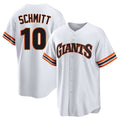 Seanshop SF.Giants #10 Casey Schmitt Player White Home Game Stitched Jerseys