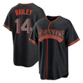 Seanshop SF.Giants #14 Patrick Bailey Player Black Alternate Limited Stitched Jerseys