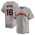 Seanshop SF.Giants #16 Rafael Devers Player Gray Home Limited Stitched Jerseys