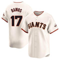 Seanshop SF.Giants #17 Heliot Ramos Player Cream Home Limited Stitched Jerseys