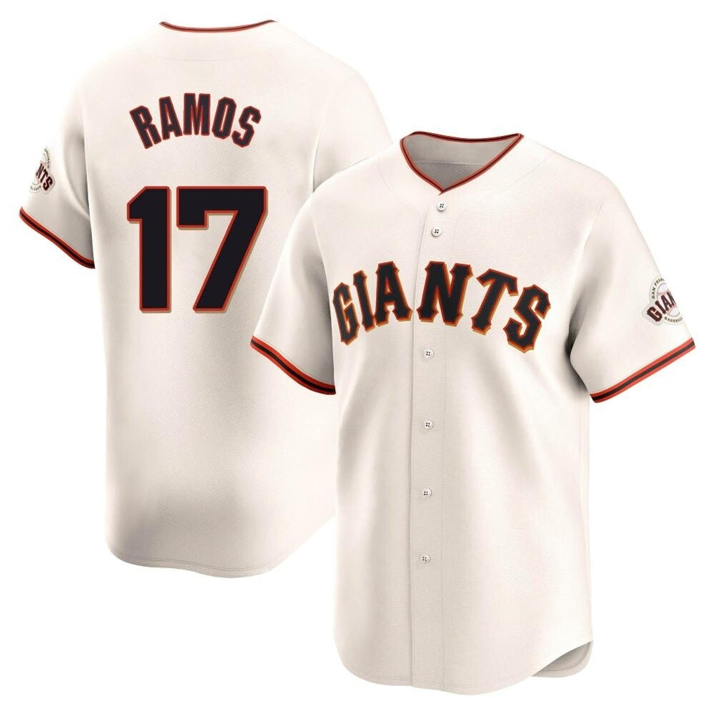 Seanshop SF.Giants #17 Heliot Ramos Player Cream Home Limited Stitched Jerseys