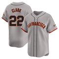 Seanshop SF.Giants #22 Will Clark Player Gray Home Limited Stitched Jerseys