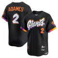 Seanshop SF.Giants #2 Willy Adames Player Black 2025 City Connect Home Limited Stitched Jerseys