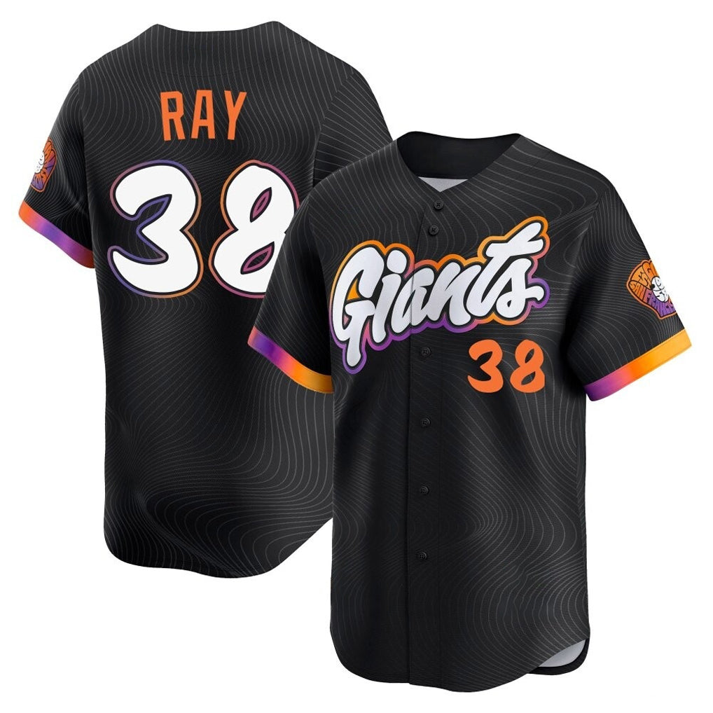 Seanshop SF.Giants #38 Robbie Ray Player Black 2025 City Connect Home Limited Stitched Jerseys