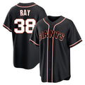 Seanshop SF.Giants #38 Robbie Ray Player Black Fashion Out Home Limited Stitched Jerseys