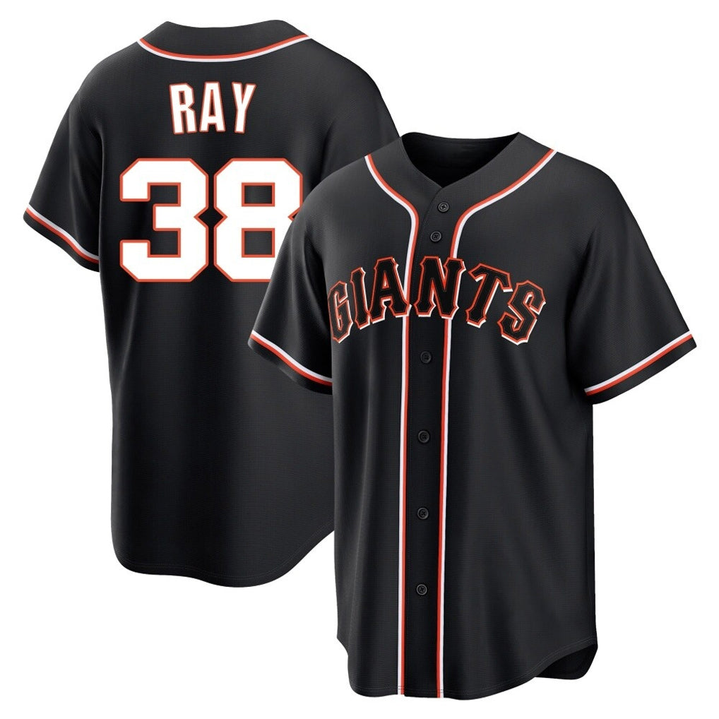 Seanshop SF.Giants #38 Robbie Ray Player Black Fashion Out Home Limited Stitched Jerseys