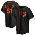 Seanshop SF.Giants #51 Jung Hoo Lee Player Black Home Game Stitched Jerseys