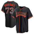 Seanshop SF.Giants #73 Randy Rodriguez Player Black Alternate Limited Stitched Jerseys