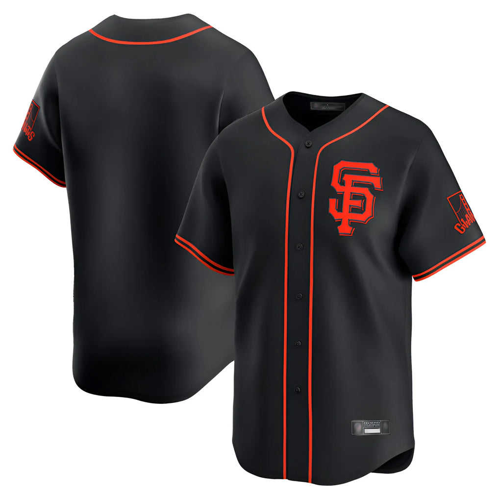 Seanshop SF.Giants Blank Player Black 2026 Home Limited Stitched Jerseys
