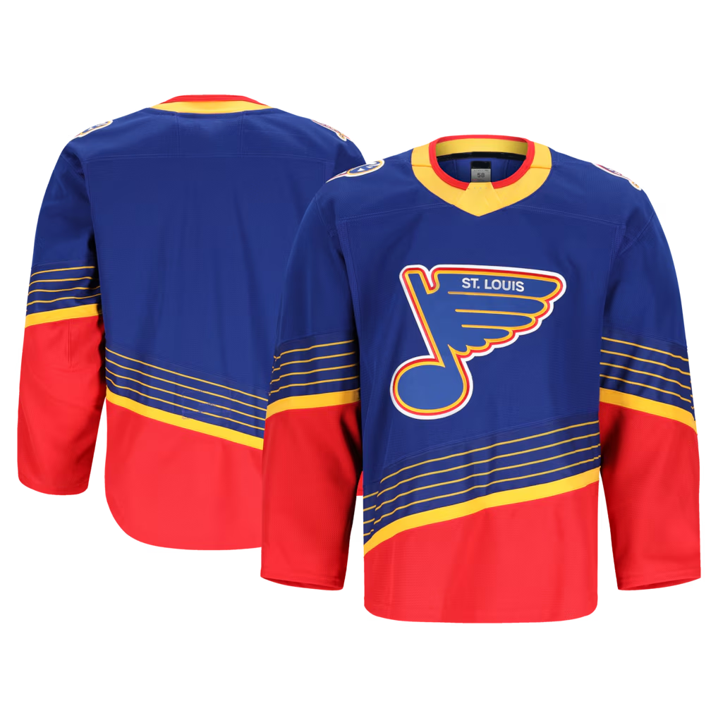 Seanshop SL.Blues Blue Alternate 2 Authentic Pro Jerseys