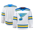 Seanshop SL.Blues White Away Authentic Pro Jerseys