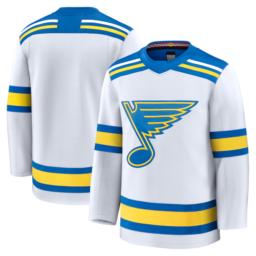 Seanshop SL.Blues White Away Premium Jerseys