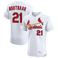 Seanshop  St. Louis Cardinals #21 Lars Nootbaar Player White Home Limited Elite Stitched Jerseys
