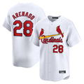 Seanshop  St. Louis Cardinals #28 Nolan Arenado Player White Home Limited Stitched Jerseys