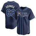 Seanshop  T.Bay Rays #62 Jonathan Aranda Player Navy Home Limited Stitched Jerseys