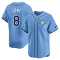 Seanshop  T.Bay Rays #8 Brandon Lowe Player Light Blue Home Limited Stitched Jerseys