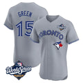 Seanshop  T.Blue Jays #15 Chad Green Player Gray 2025 World Series Elite Limited Stitched Jerseys