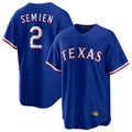Seanshop  T.Rangers #2 Marcus Semien Player Royal Home Game Stitched Jerseys
