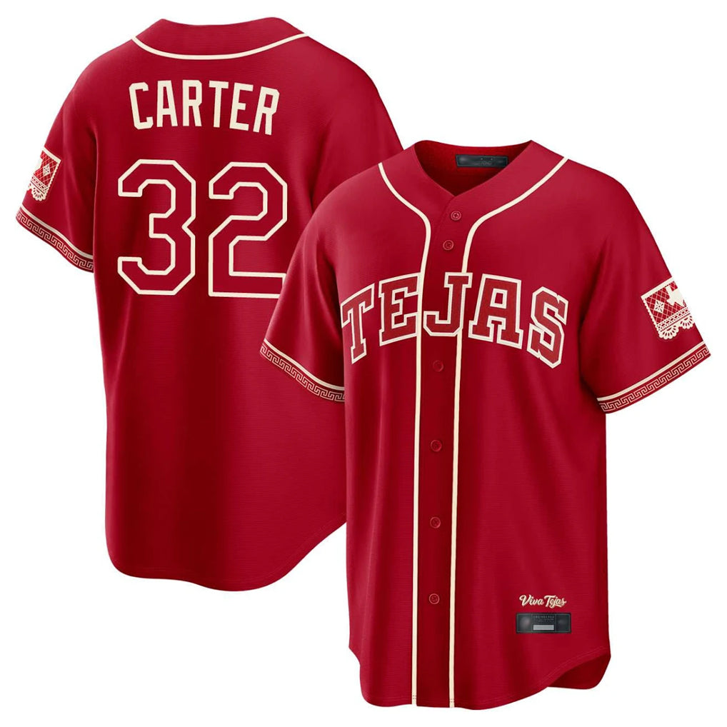 Seanshop  T.Rangers #32 Evan Carter Player Red 2026 City Connect Stitched Jerseys