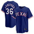 Seanshop  T.Rangers #36 Wyatt Langford Player Royal Home Game Stitched Jerseys