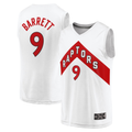 Seanshop T.Raptors #9 RJ Barrett White Fast Break Player Jerseys - Association Edition