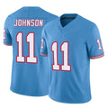 Seanshop T.Titans #11 Jermaine Johnson II Player Light Blue Limited Vapor F.U.S.E. Home Game Stitched Jerseys