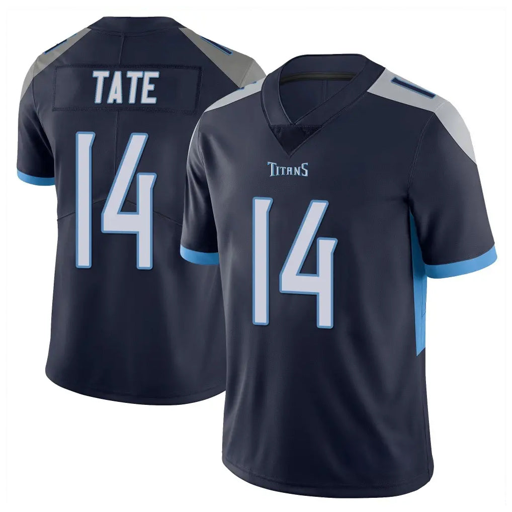 Seanshop T.Titans #14 Carnell Tate Player Navy Limited Vapor Untouchable Home Game Stitched Jerseys
