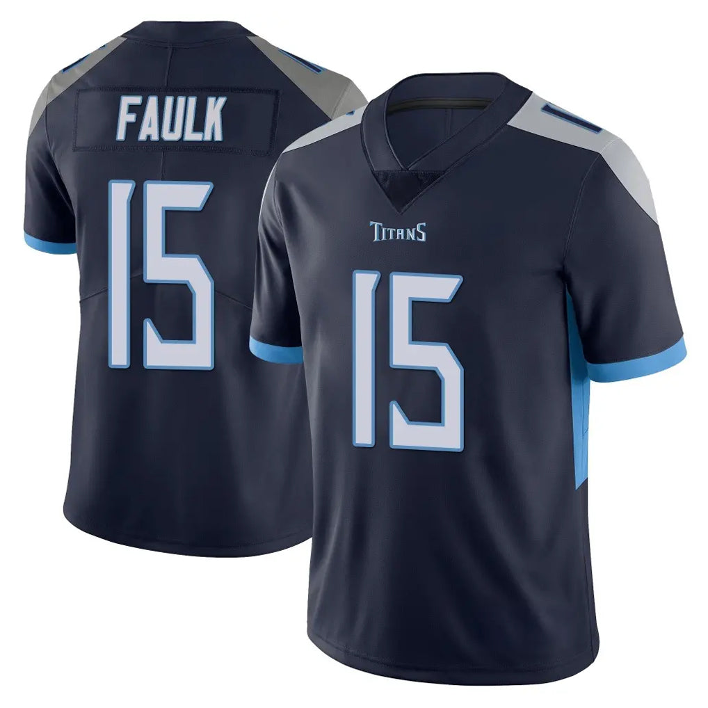 Seanshop T.Titans #15 Keldric Faulk Player Navy Limited Vapor Untouchable Home Game Stitched Jerseys