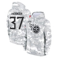Seanshop T.Titans #37 Amani Hooker Player Camo Arctic Salute to Service Pullover Hoodies Home Game Stitched Jerseys