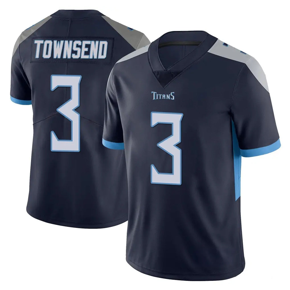 Seanshop T.Titans #3 Tommy Townsend Player Navy Limited Vapor Untouchable Home Game Stitched Jerseys