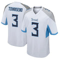 Seanshop T.Titans #3 Tommy Townsend Player White Home Game Stitched Jerseys